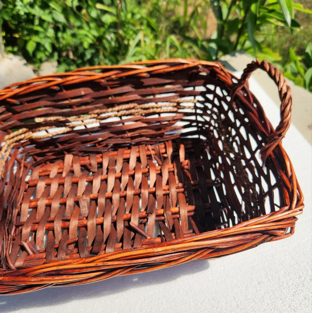 Vintage rectangular woven